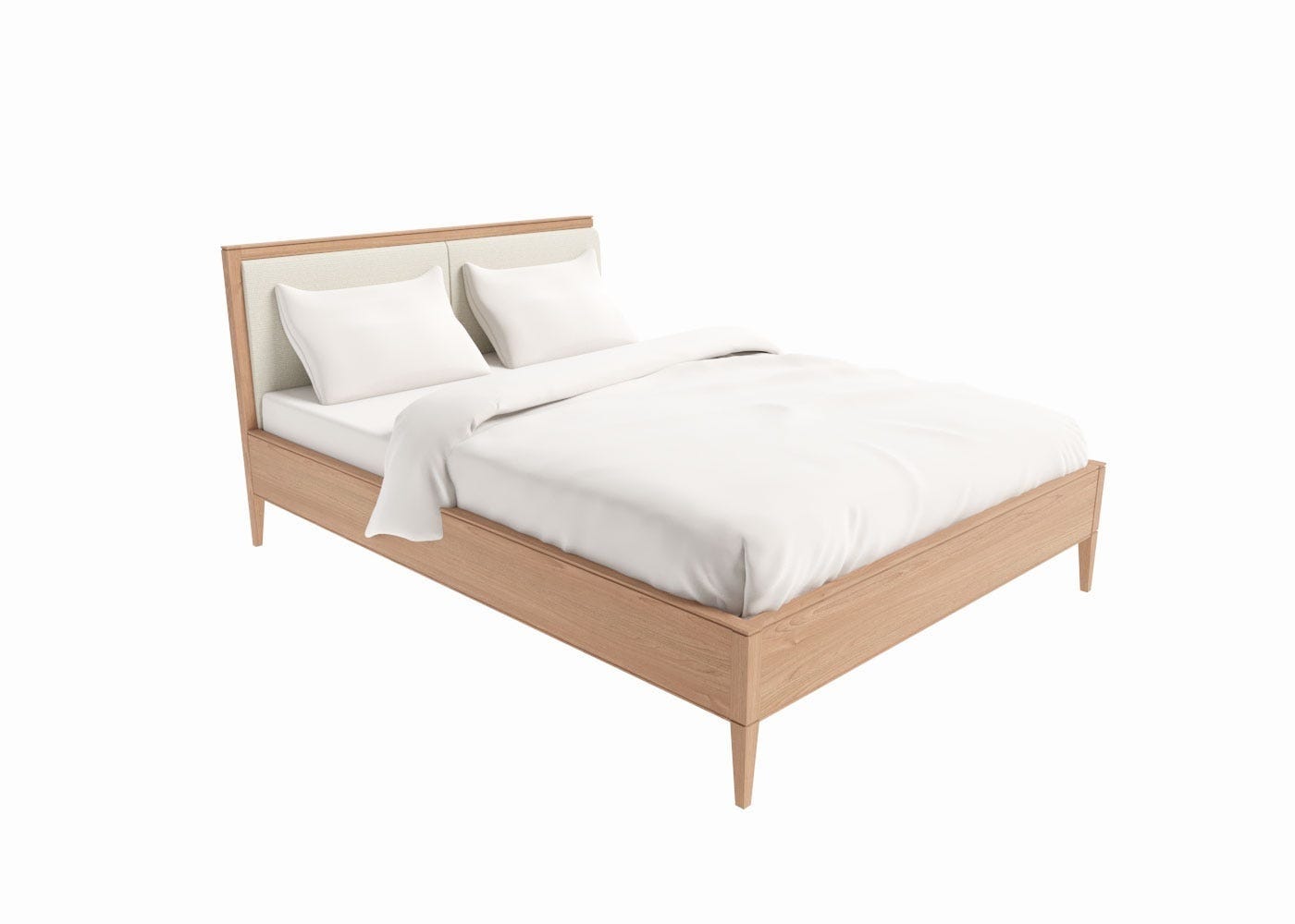 Heal's Lars Super King Bed Cashmere & Oak