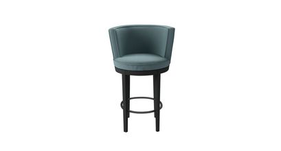 Margaux Bar Stool in Lagoon Brushed Linen Cotton - sofa.com