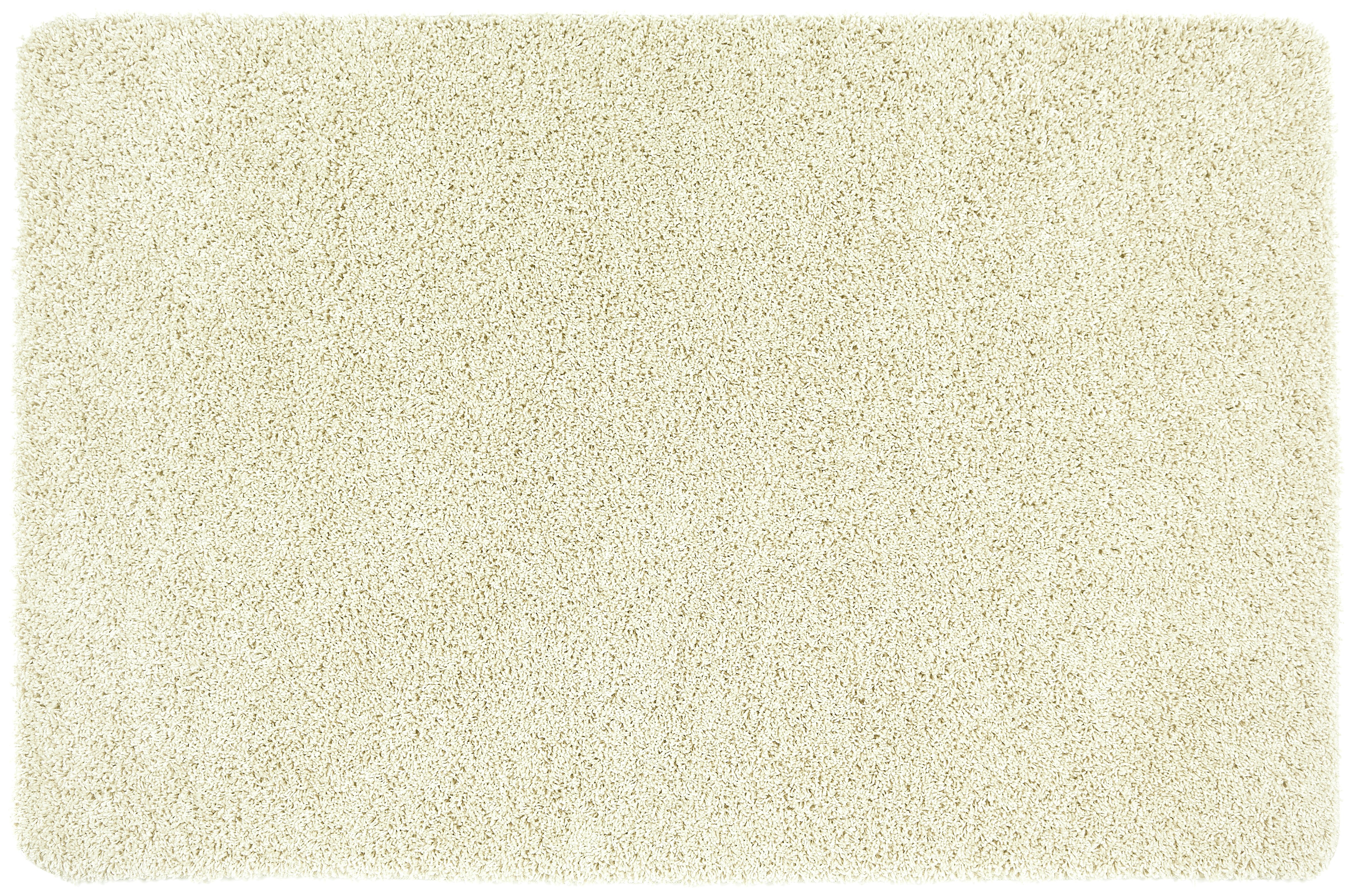 Buddy Plain Shaggy Mat  Rug - 150x67cm - Cream.