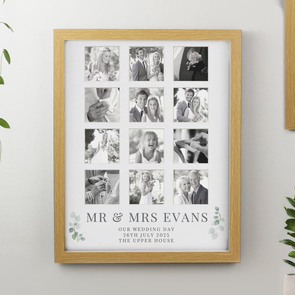 Personalised Wedding Multi Photo Frame