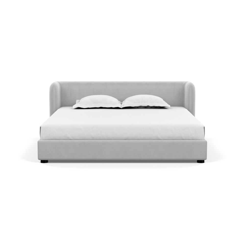 Heal's Group Bed Super King Velvet Platinum