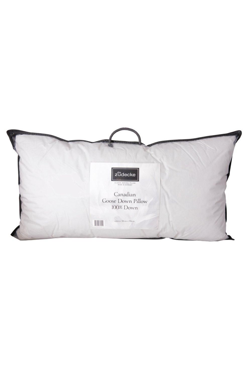 die zudecke Canadian Goose Down Kingsize Pillow in White