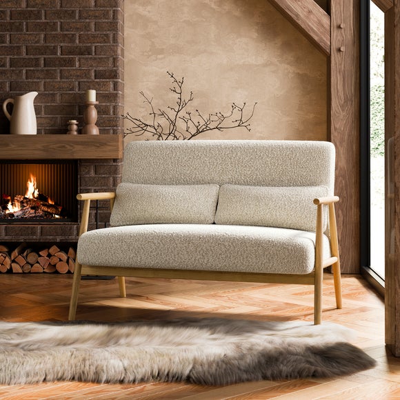 Alpine Boucle Spindle 2 Seater Sofa
