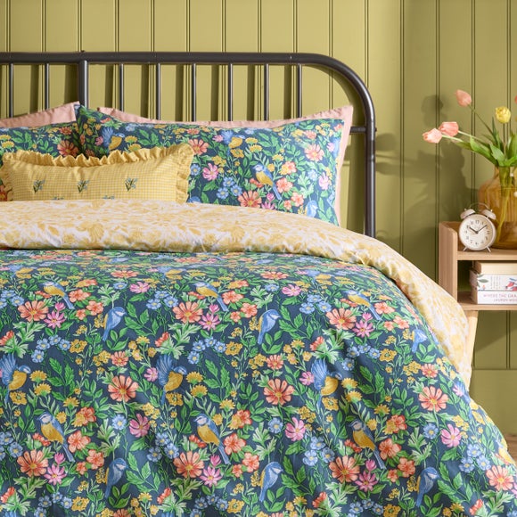 furn. Emerie Polycotton Duvet Cover & Pillowcase Set 4