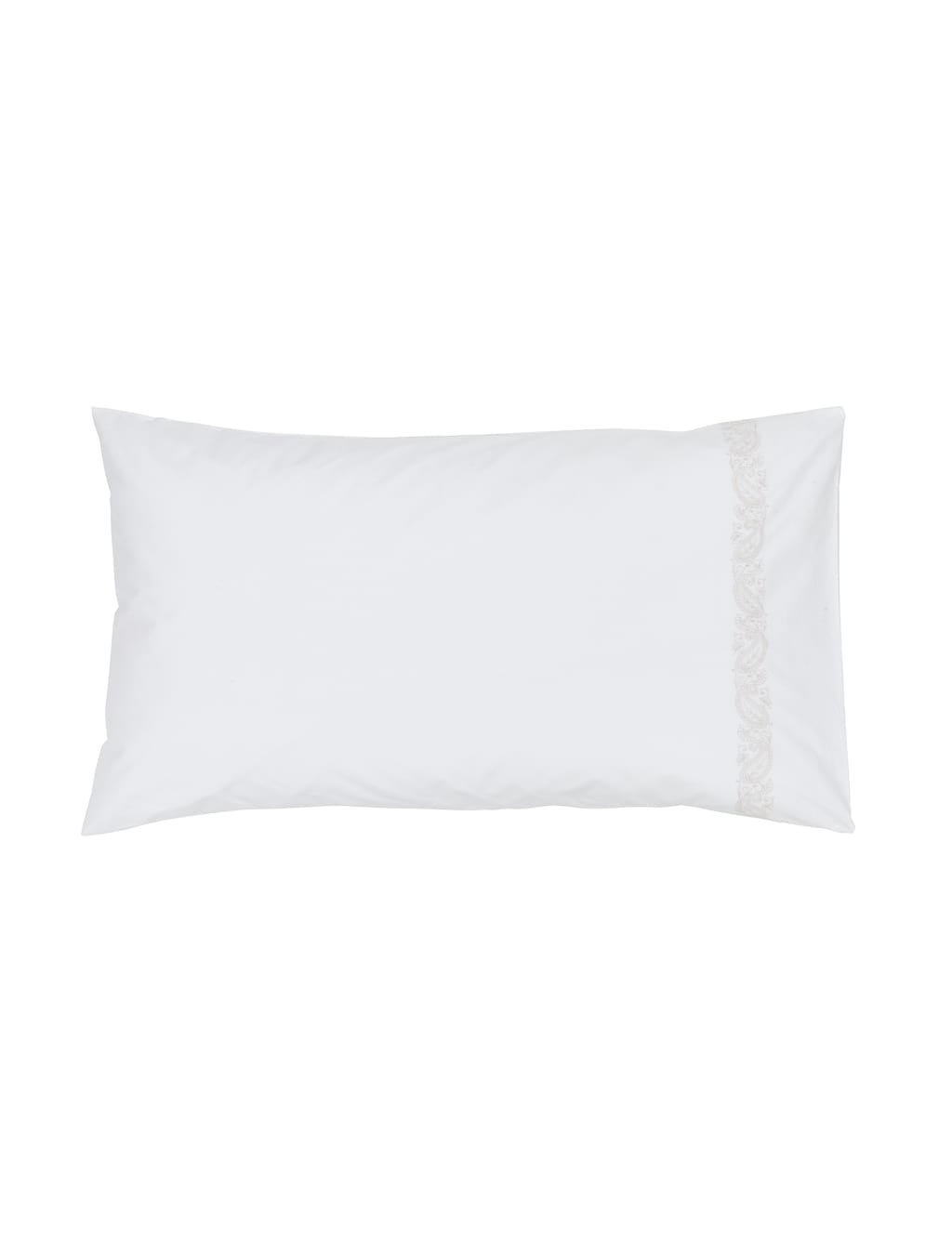 Bedeck of Belfast 2 Pack Pure Cotton Marielle Pillowcases White