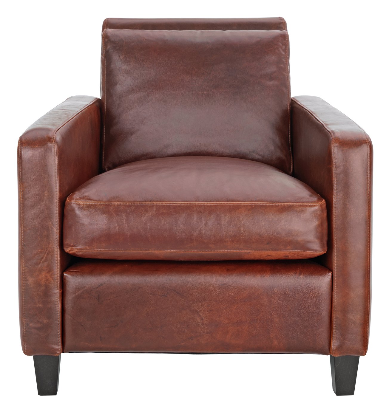 Habitat Chester Leather Armchair - Tan