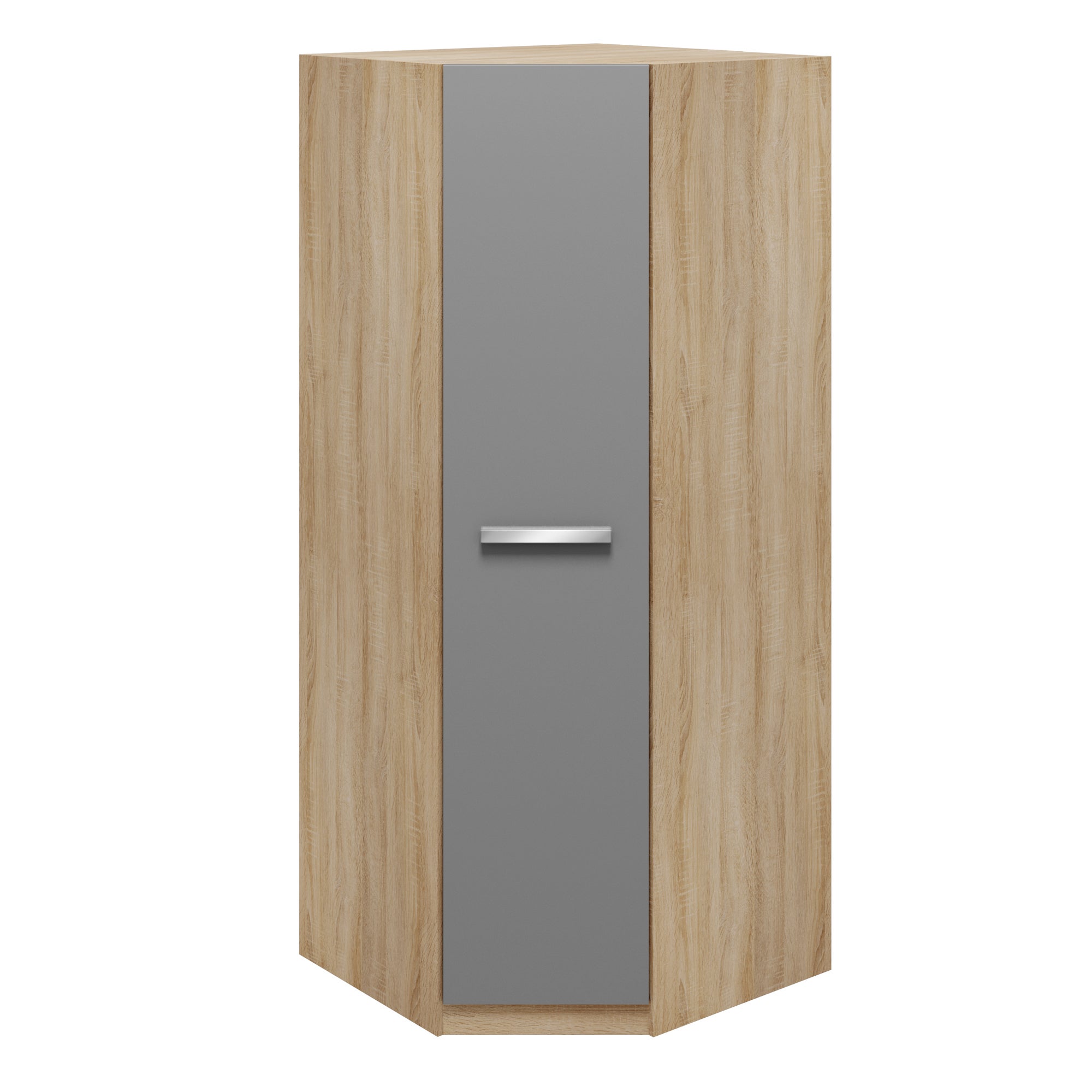 Genoa Corner Wardrobe Grey