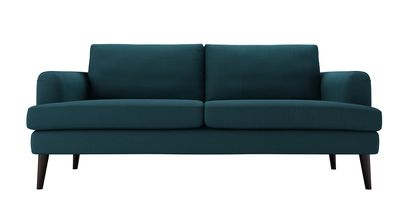 Reuben 3 Seat Sofa in Evergreen Brushed Linen Cotton - sofa.com