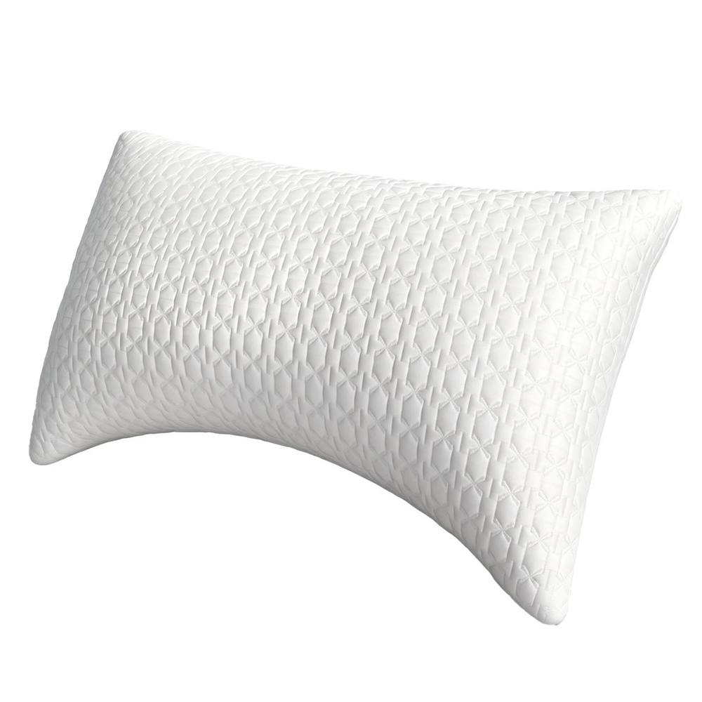 EONLION Side Sleeper Pillow Shreded Memory Foam Adjustable in White