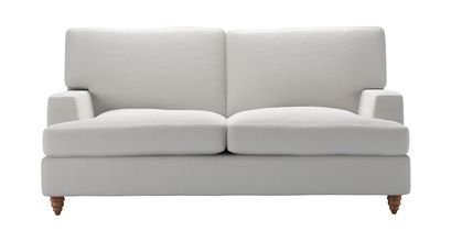 Isla 2 Seat Sofabed in Alabaster Brushed Linen Cotton - sofa.com