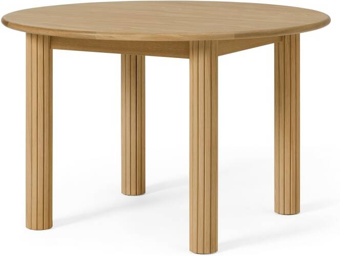 Tambo 4 Seat Round Dining Table, Oak