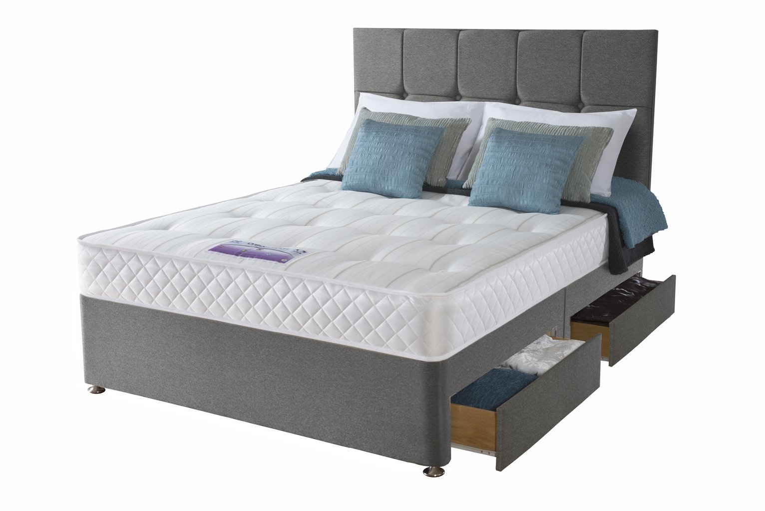 Sealy Posturepedic Firm Ortho 4 Drawer Divan - Kingsize
