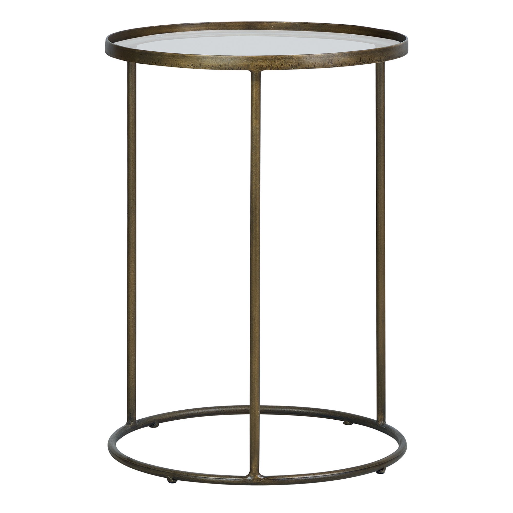 Pimlico Antique Brass Side Table Antique Brass