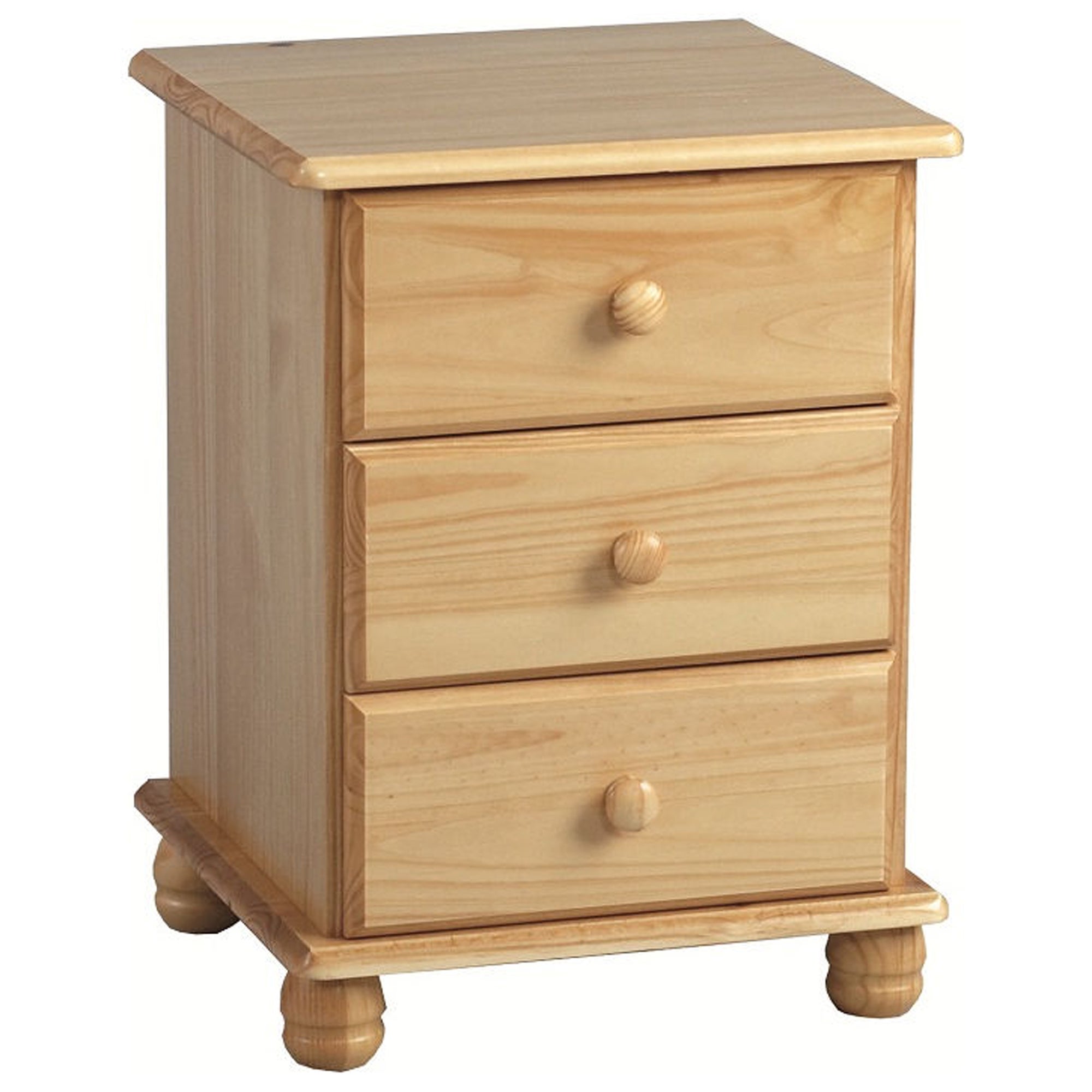 Sol Wooden Bedside Unit Natural