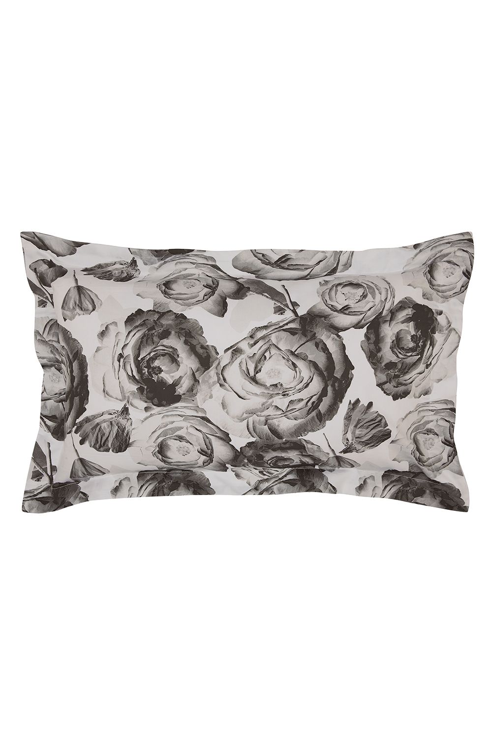 Ted Baker 'Mono Floral' Cotton Percale Duvet Cover Set in White 4
