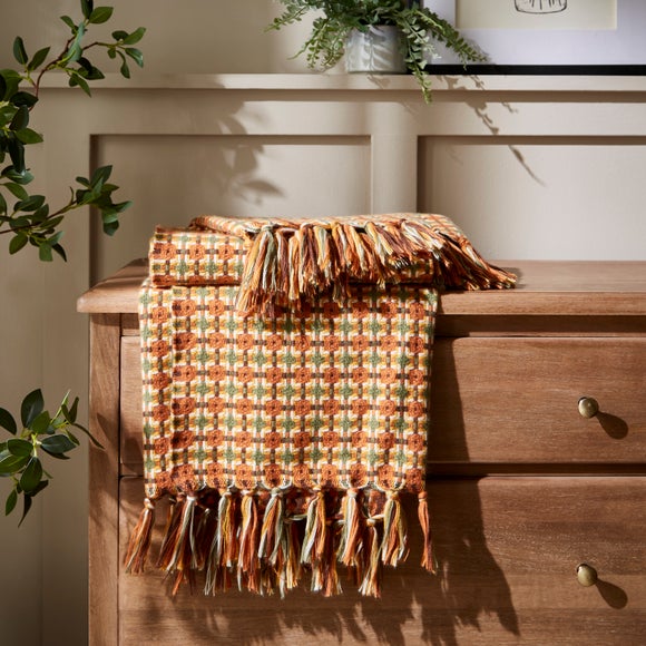 Mini Plaid Woven Throw Blanket, 130cm x 170cm