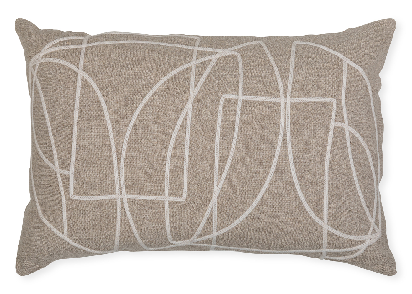Hepworth Cushion Ecru 60 x 40cm