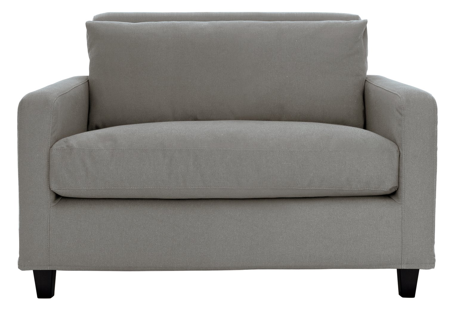 Habitat Chester Fabric Cuddle Chair - Grey