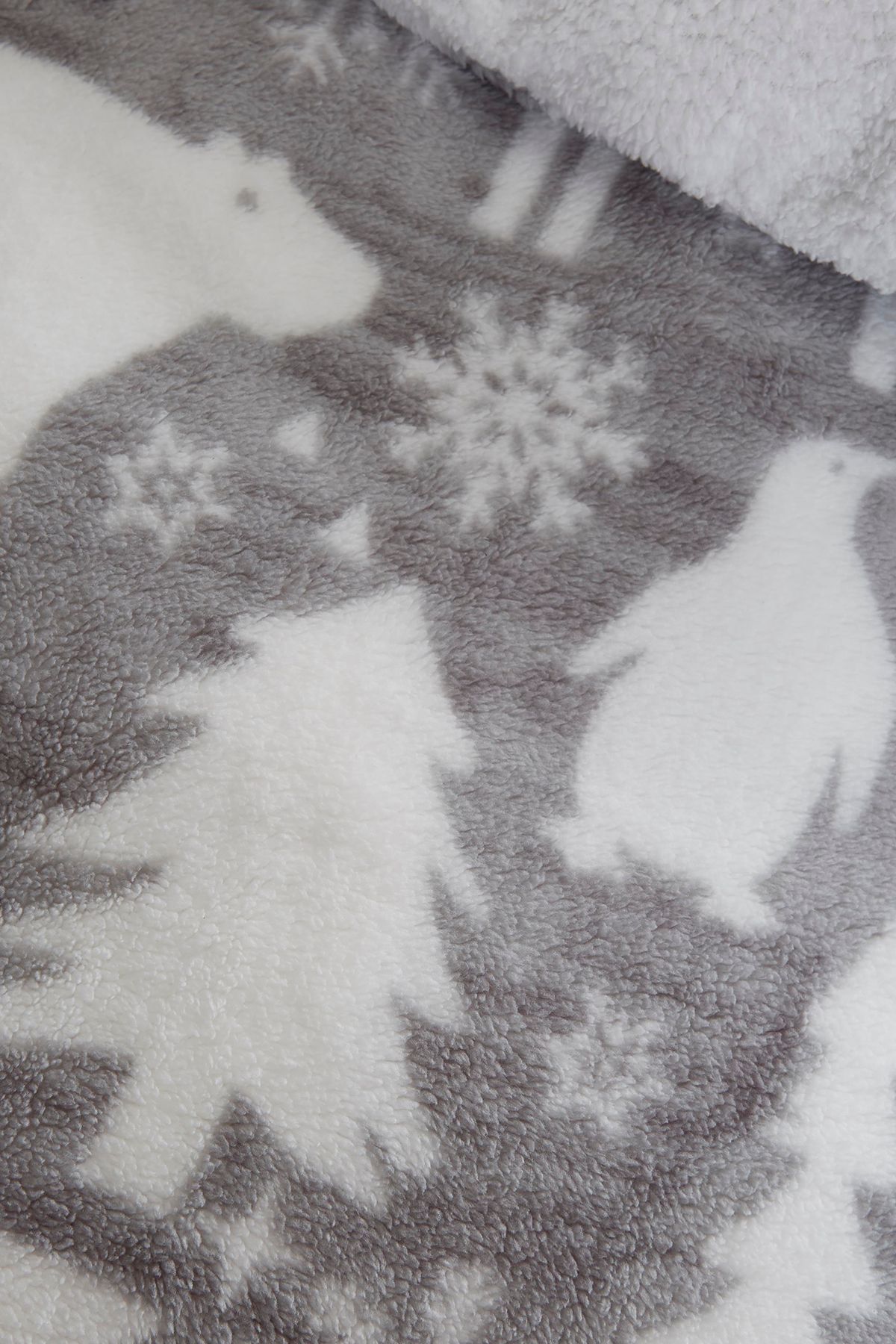Fusion 'Arctic Animals' Christmas Duvet Cover Set in Grey 4