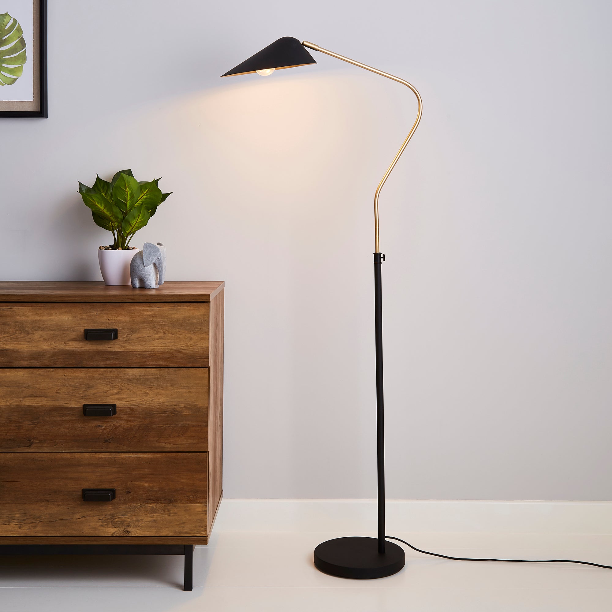 Savona Floor Lamp Black Black
