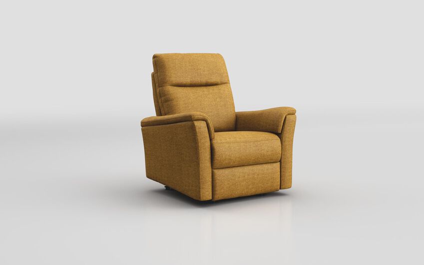 Yellow Fabric Fusignano Armchair