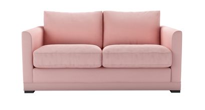 Aissa 2 Seat Sofabed in Rhubarb Smart Cotton - sofa.com