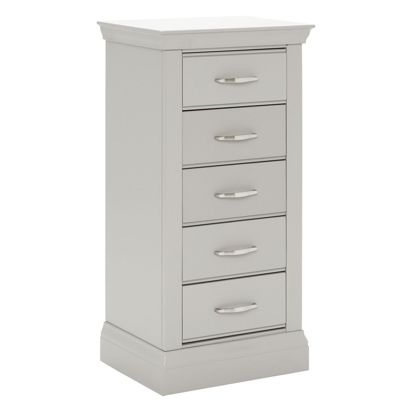 Helmsley 5 Drawer Tall Chest, Urban Grey