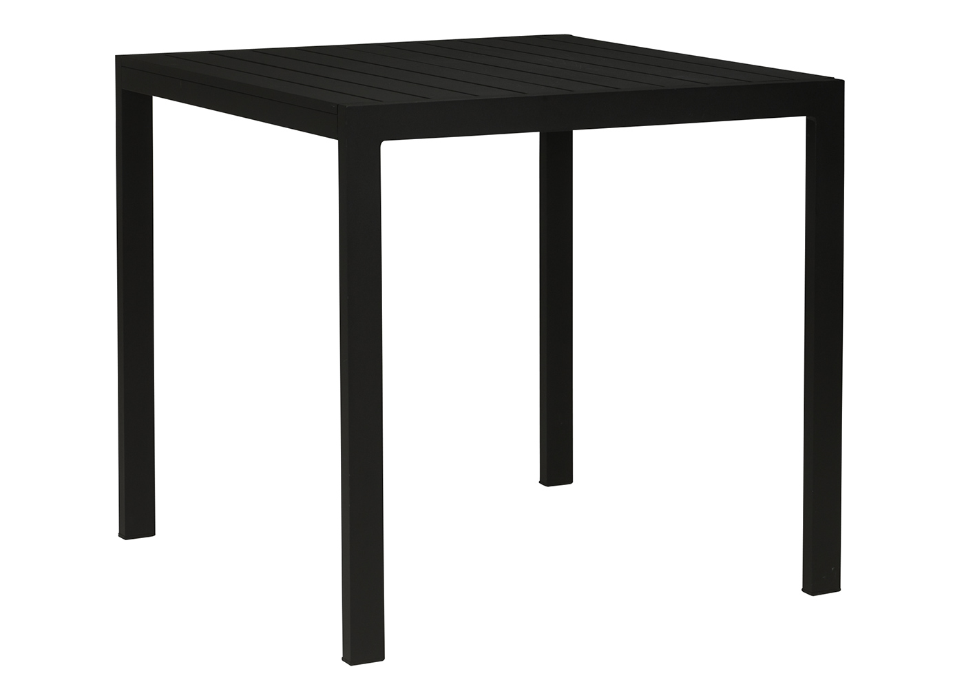 Case Eos Square Outdoor Dining Table Black