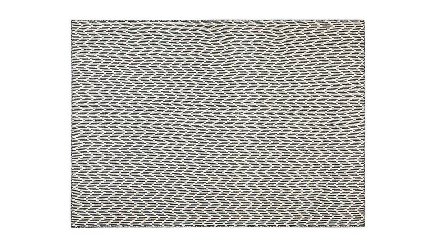 Linie Design Shimla Rug Black and White 170 x 240cm