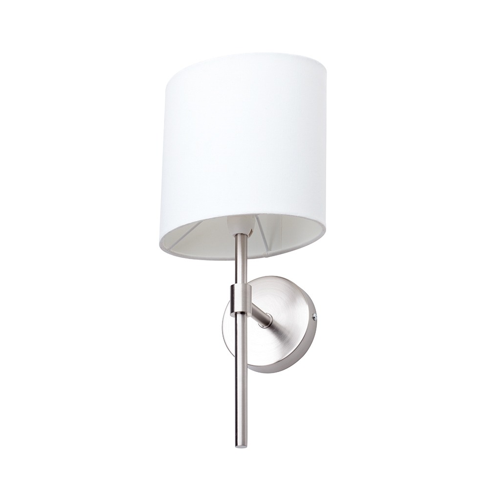 Oz Wall Light, Satin Chrome