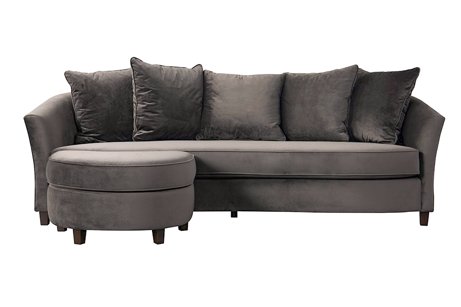 Morgan Three Seat Corner Sofa - Carbon