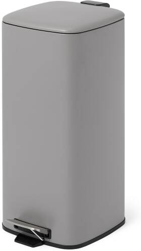 Kia Rounded Square Pedal Bin, 30L, Mushroom