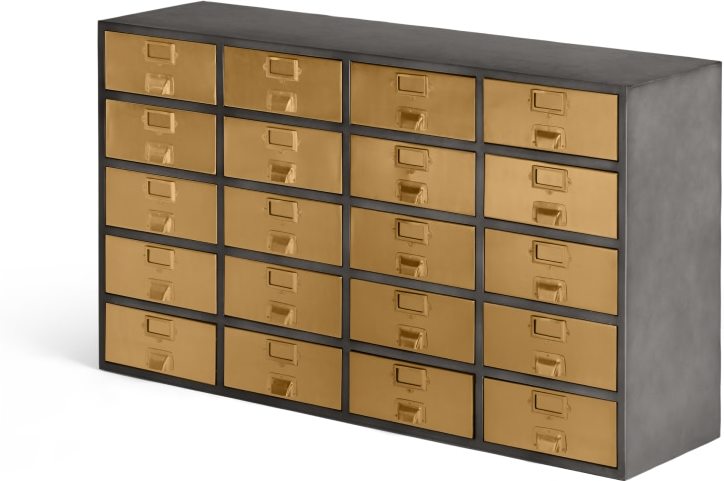 Stow Sideboard, Vintage Brass