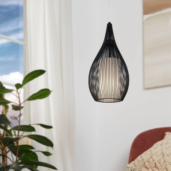 EGLO Razoni Teardrop Adjustable Pendant Light