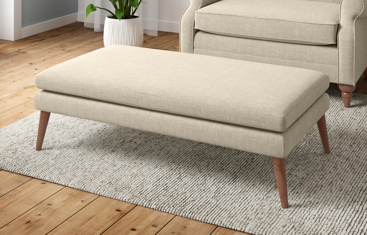 M&S Ava Large Footstool