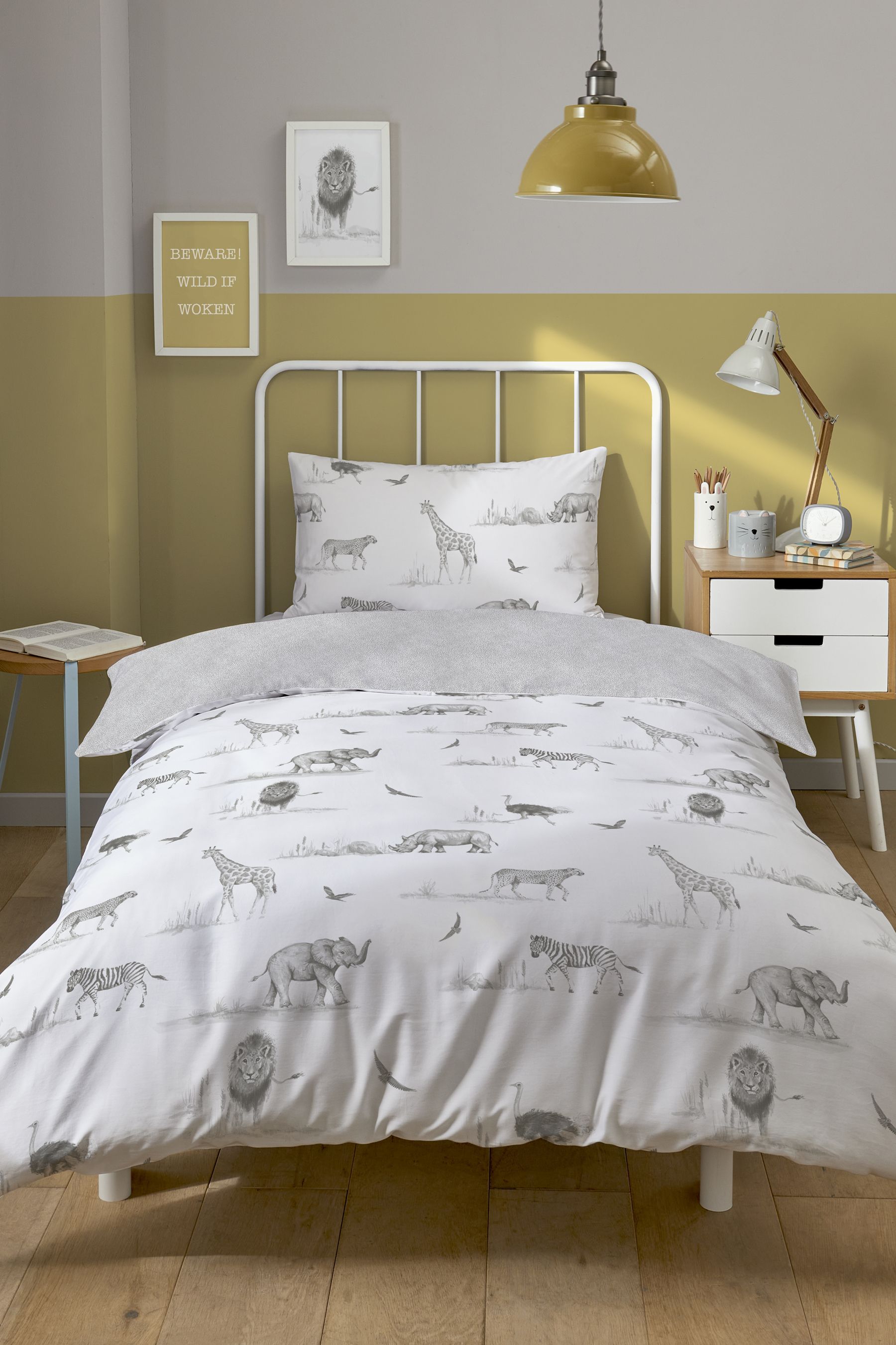 Little Knightley 'Zambezi' Elephant Childrens Polycotton Duvet Cover Set