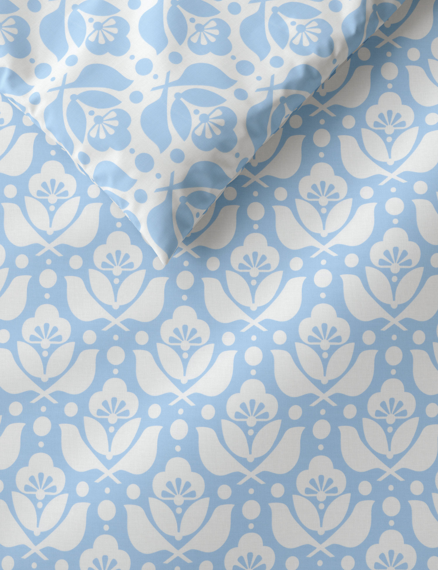 M&S Cotton Blend Geometric Bedding Set