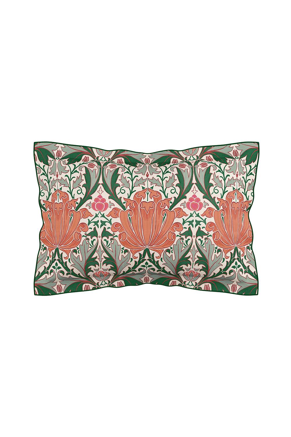 Morris & Co 'Helena' Cotton Duvet Cover Set in Teal 4