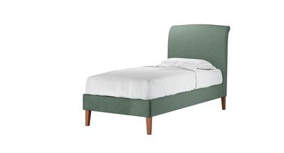Thea Single Bed in Peacock Plush Tweed Boucle - sofa.com