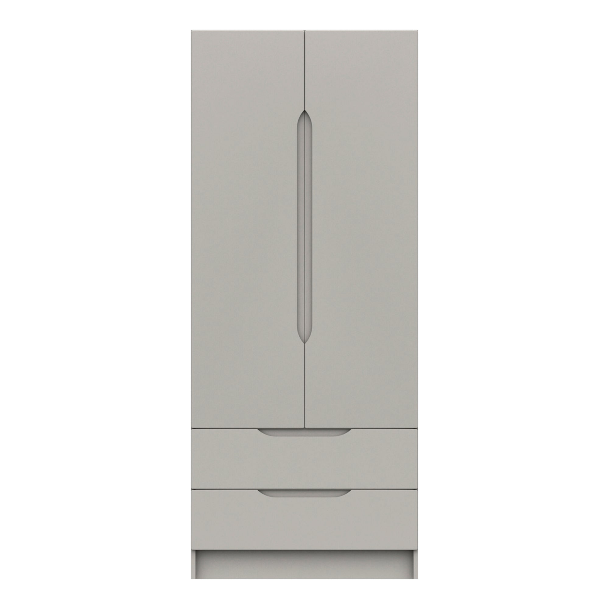 Legato 2 Door Combi Wardrobe Grey