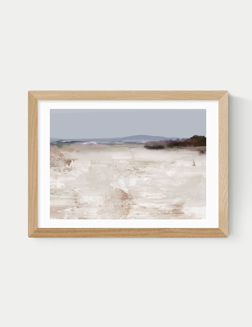 East End Prints Cali Framed Art Print Natural