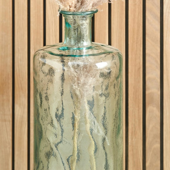 Clear Glass Bottle Vase 2