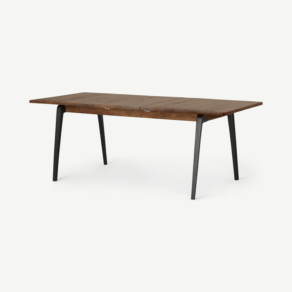 Lucien 6- 8 Seat Extending Dining Table, Dark Mango Wood