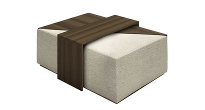 Astaire Modular Coffee Table Set Footstool in Alpaca Textured Boucle - sofa.com