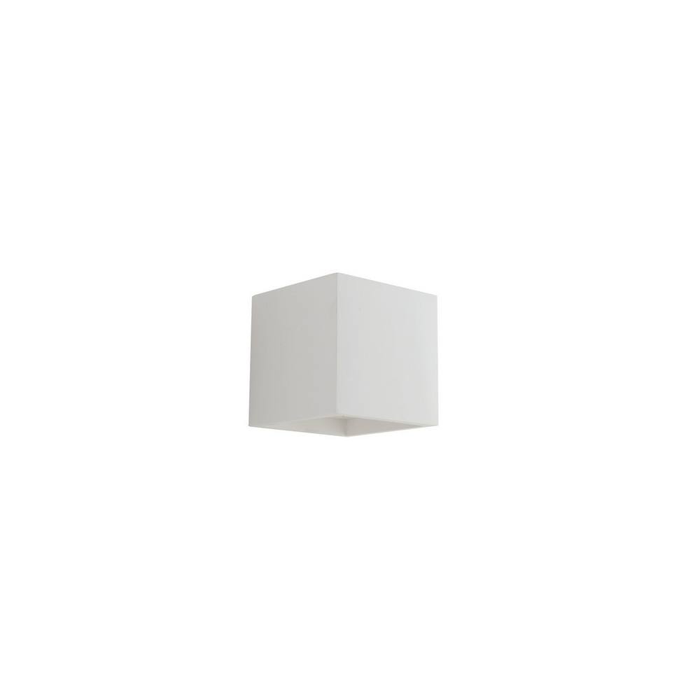 Netlighting RUBIK Plaster Wall Light White 11.5x11.5x11.5cm