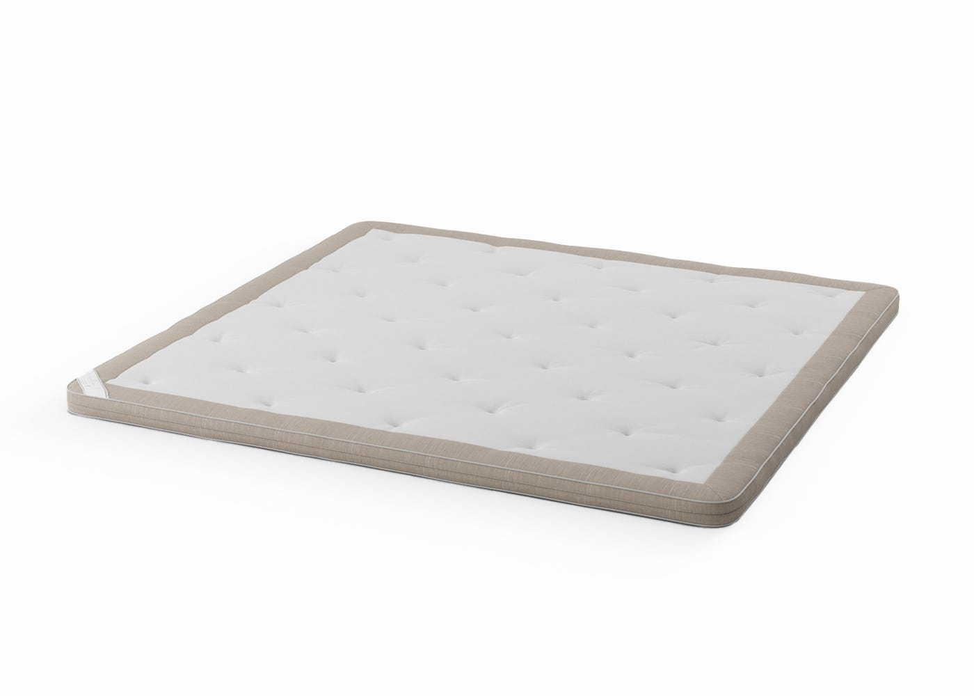 Carpe Diem Beds Luxury Mattress Topper Continental King in Ro Asuri Cashew
