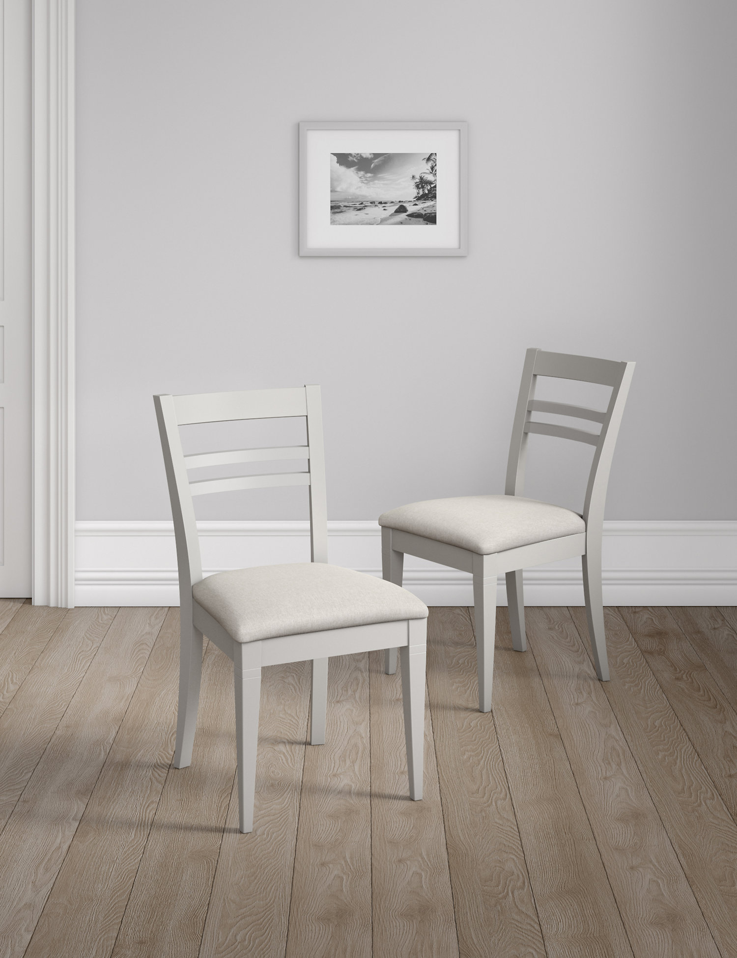 M&S Set of 2 Sandbanks Dining Chairs