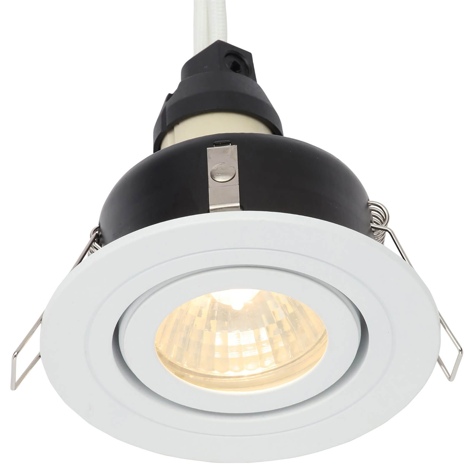 IP65 Tiltable Downlight - Matt White