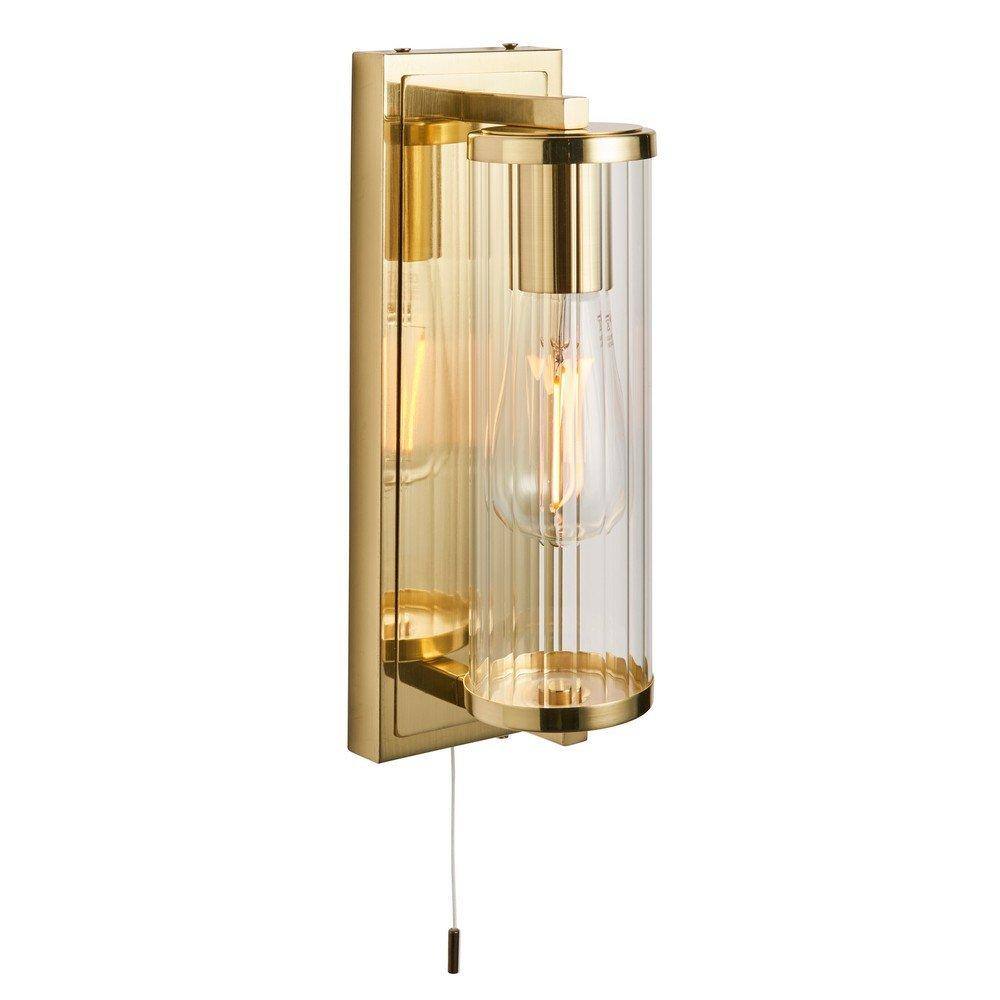 Netlighting 'COMO' Non Dimmable Stylish Contemporary Bathroom Glass Wall Lamp in Yellow