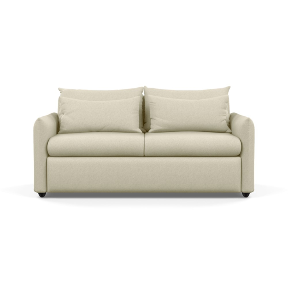 Heal's Pillow Sofa Bed Cotton Grain Black Feet